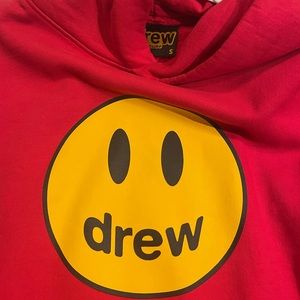 NEW Authentic red Drew Hoodie size S